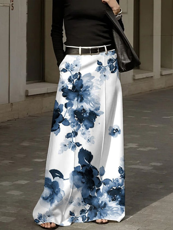 Urban Floral Loose Skirt