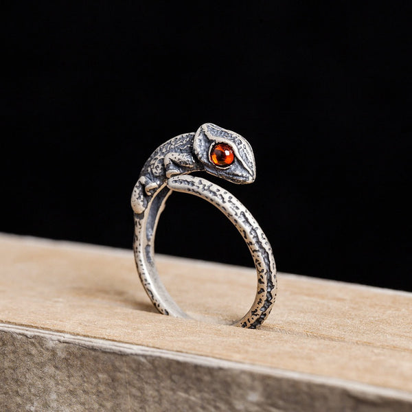 Lizard Gemstone Ring