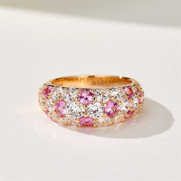 Fashion Color Full Diamond Ring