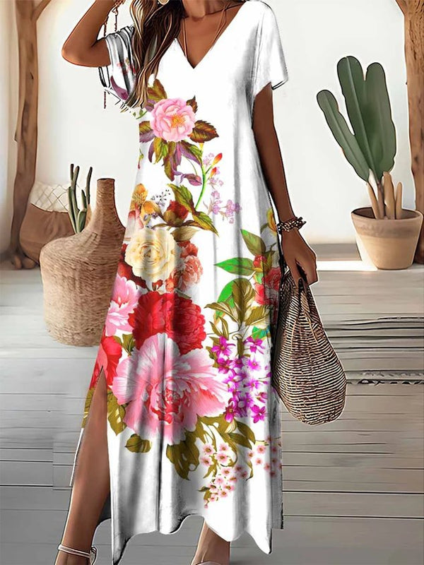 JFN Loose Elegant Floral Dress