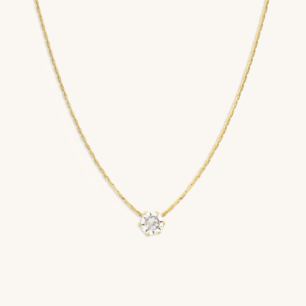 Dainty Diamond Necklace(Pack of 2)- 18K Gold Plated