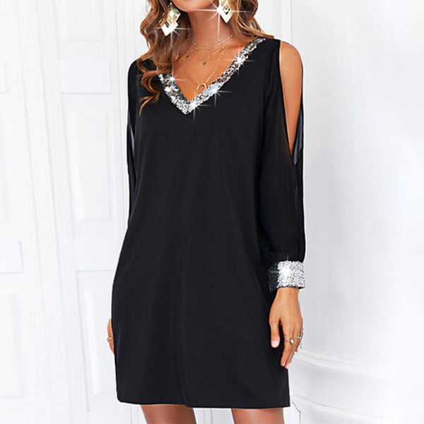 Cool Long Sleeve Mini Dress